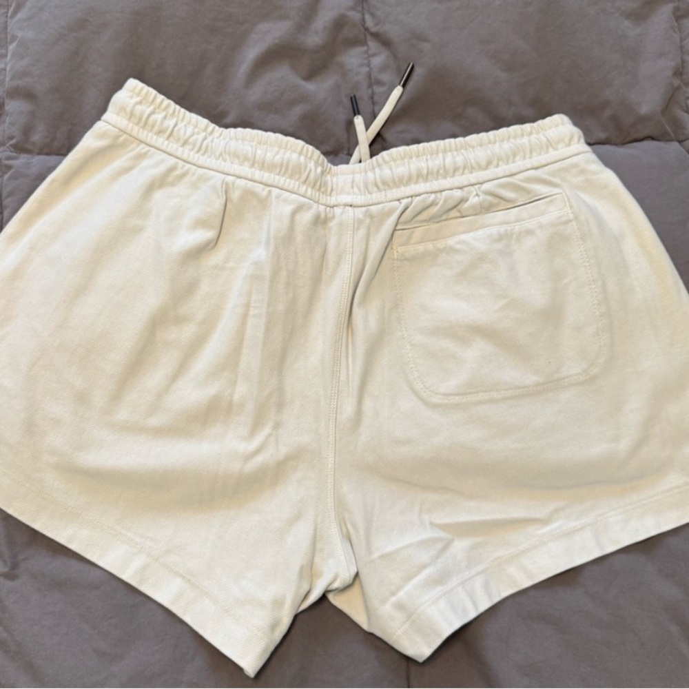 Athleta Women's Cream Athletic Shorts - Picture 4 of 5